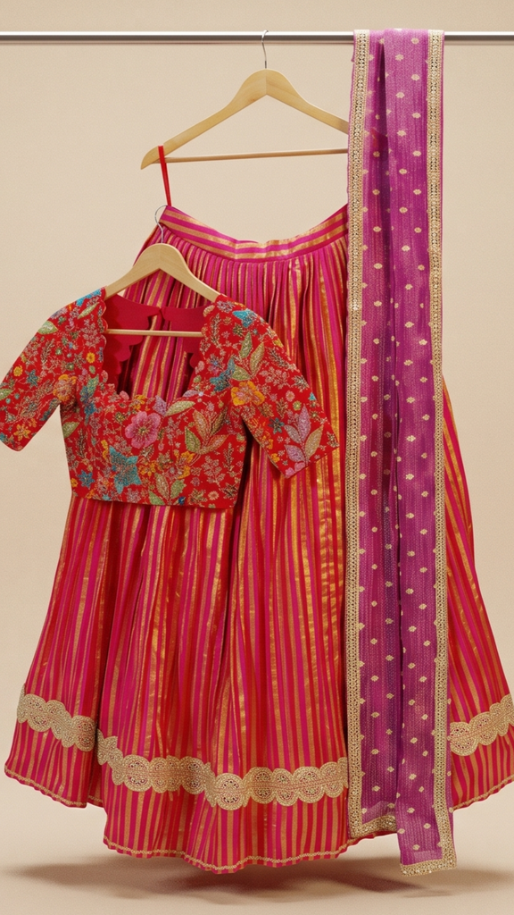 DP328 - Ready to Wear Half Half Sarees