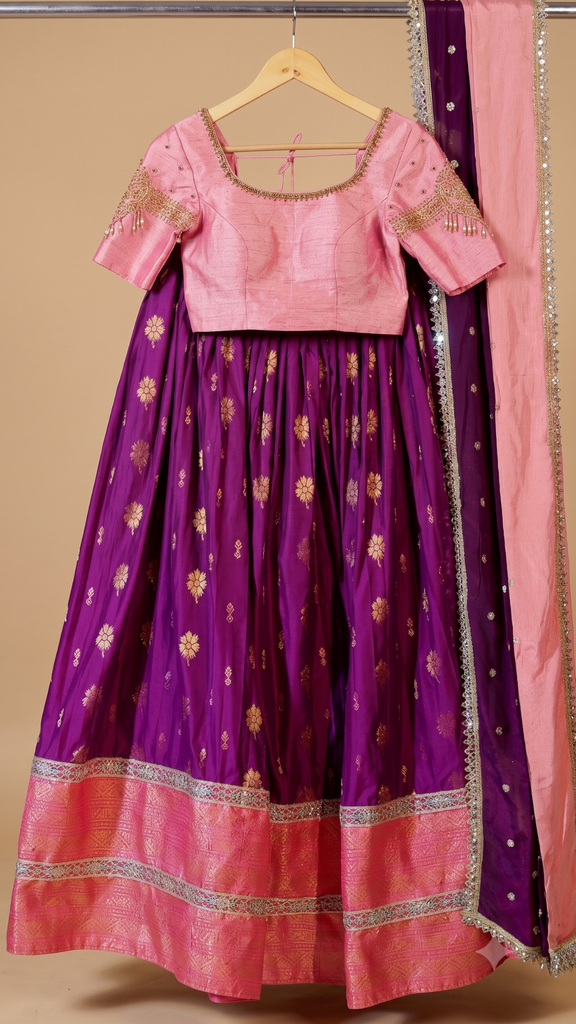 DP318 - Ready to Wear Half Half Sarees