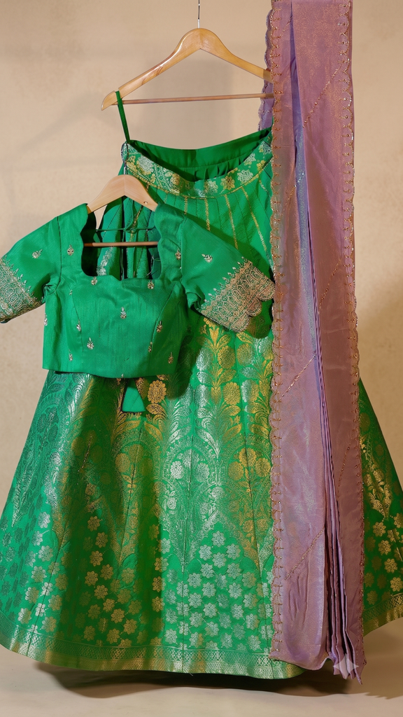 DP312 - Ready to Wear Half Half Sarees