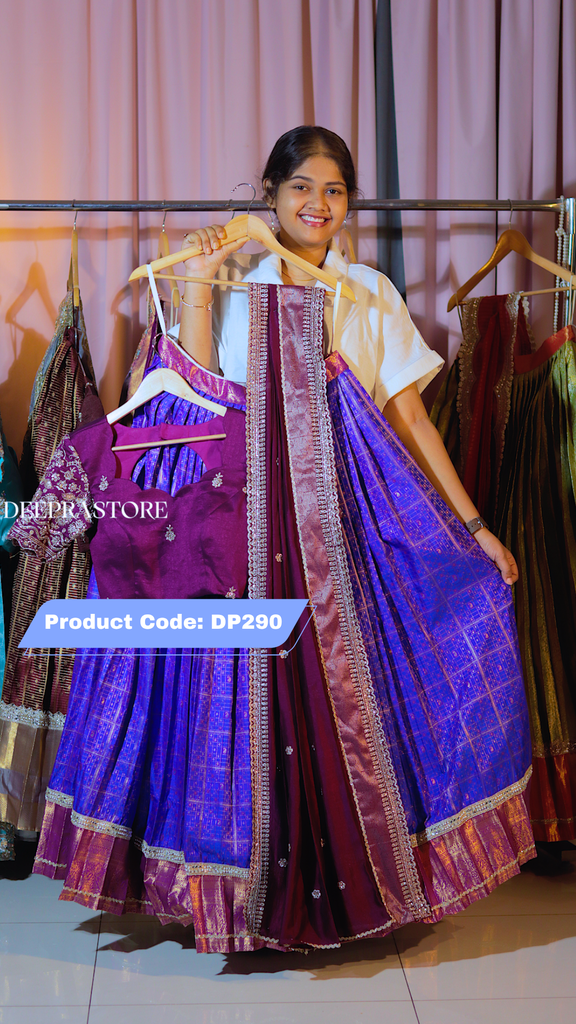 DP290 - Premium Kanchi Pattu Half Saree