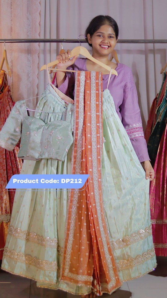 Premium Pattu Ready-Wear Half Saree