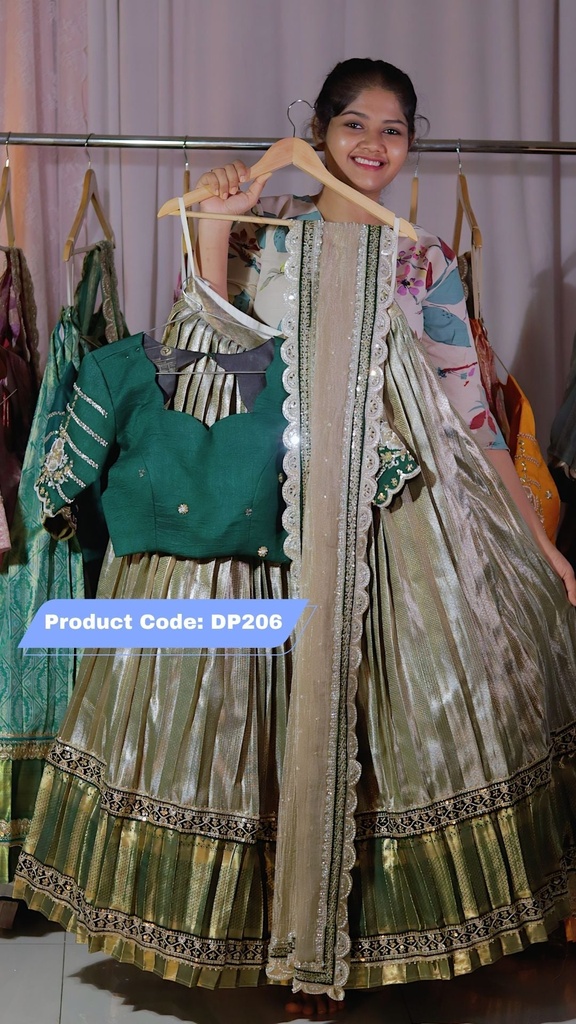 Premium Pattu Ready-Wear Half Saree