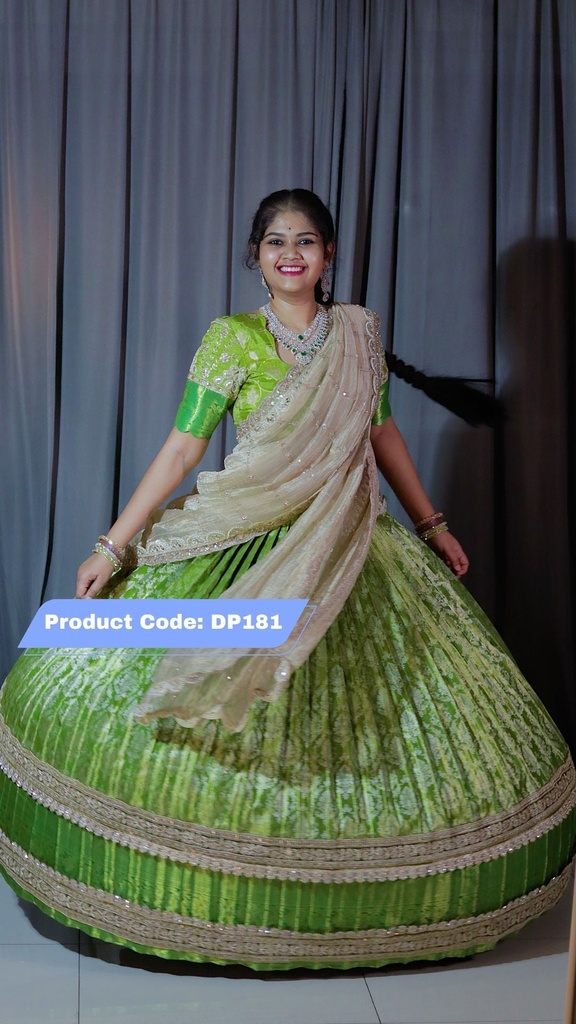 Premium Pattu Ready-Wear Half Saree