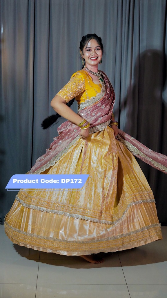 Premium Pattu Ready-Wear Half Saree