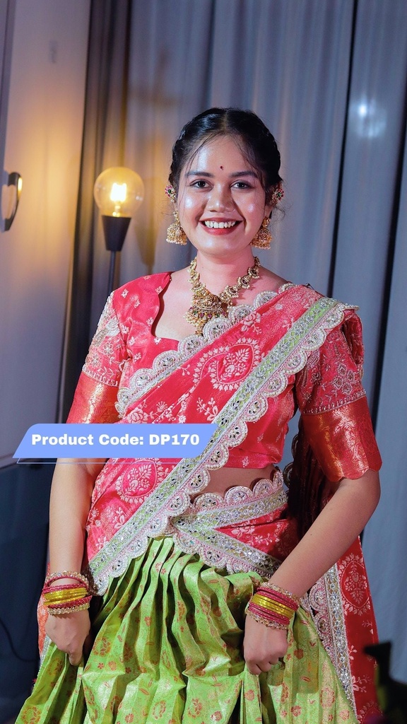 Premium Pattu Ready-Wear Half Saree