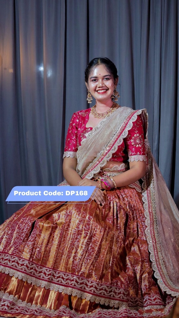 Premium Pattu Ready-Wear Half Saree