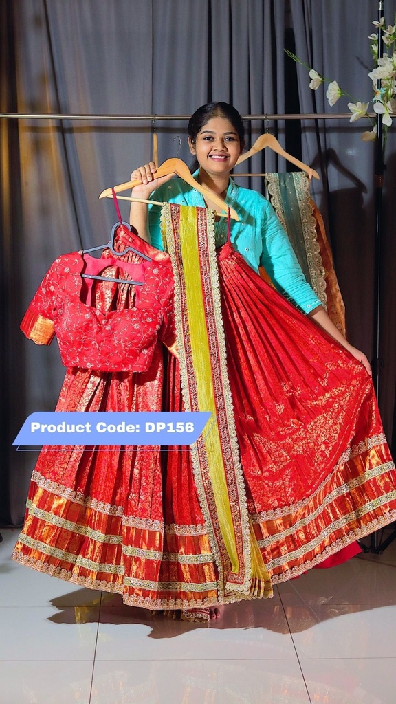 Premium Pattu Ready-Wear Half Saree