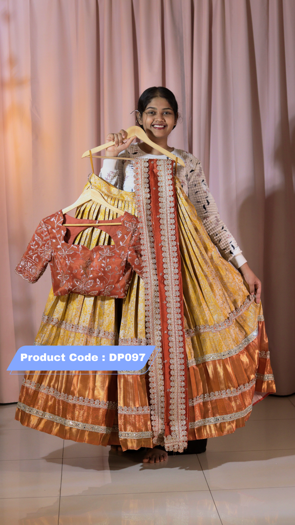 Premium Pattu Ready-Wear Half Saree