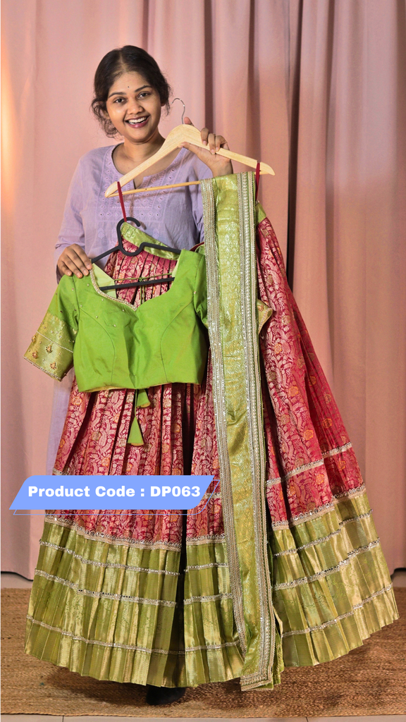 Premium Pattu Ready-Wear Half Saree