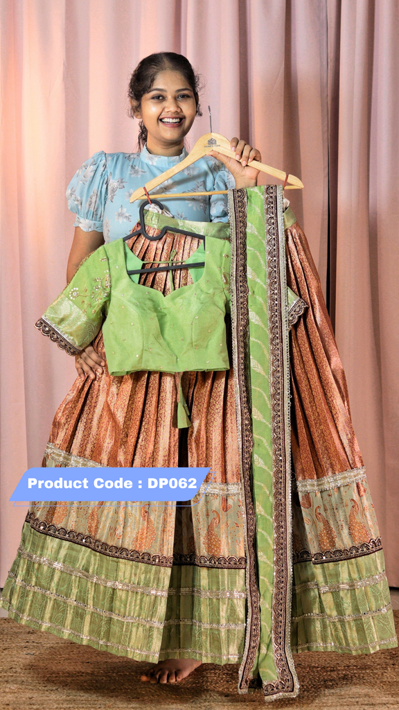 Premium Pattu Ready-Wear Half Saree