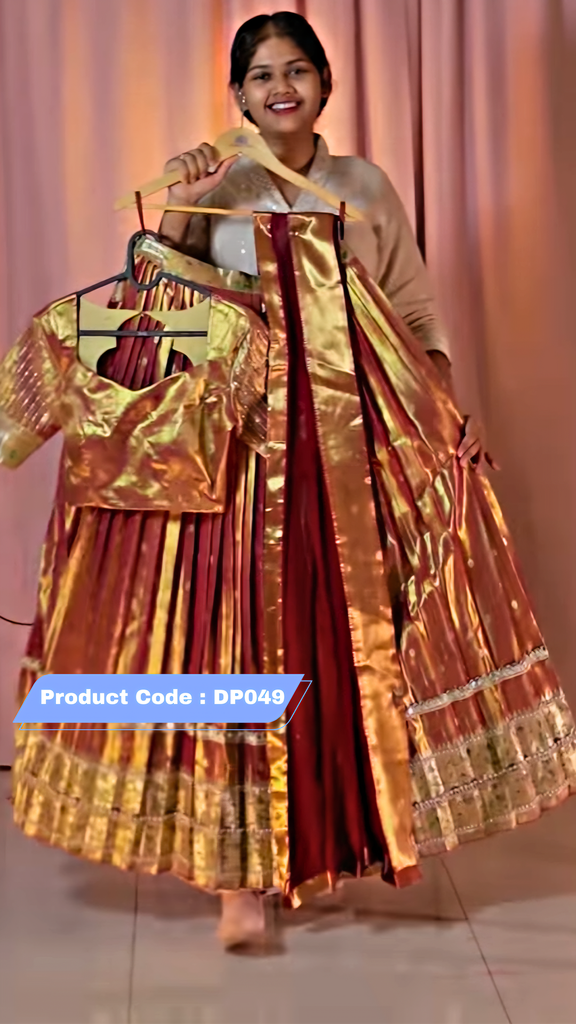 Premium Pattu Ready-Wear Half Saree