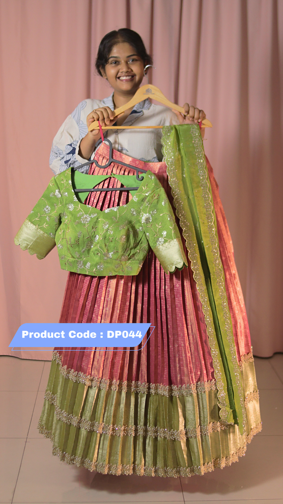 Premium Pattu Ready-Wear Half Saree