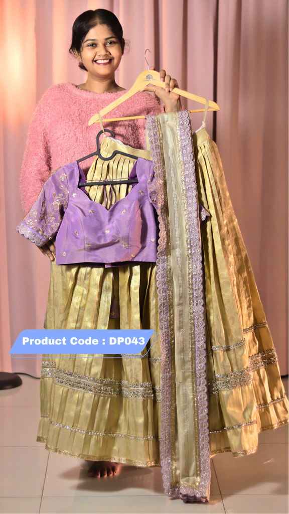 Premium Pattu Ready-Wear Half Saree ( Restock )