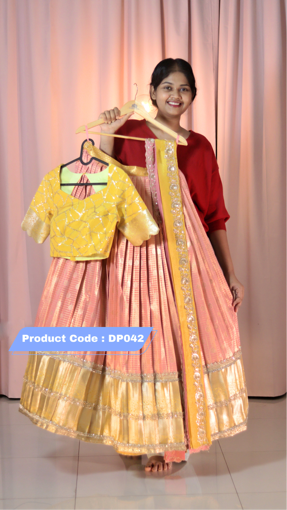 Premium Pattu Ready-Wear Half Saree