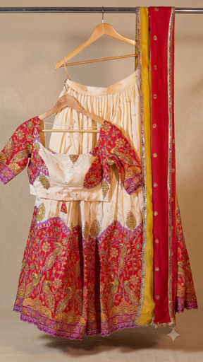 [DP325] DP325 - Ready to Wear Half Half Sarees