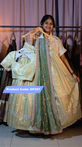 [DP297] DP297 - Designer Half Saree