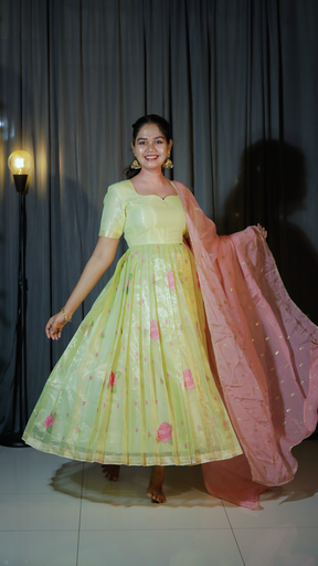 [DP-D-016] DP-D-016 – Two-Piece Anarkali Dress with Dupatta