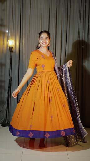 [DP-D-013] DP-D-013 – Two-Piece Anarkali Dress with Dupatta