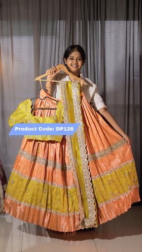 [DP126] Special Premium Pattu Ready-Wear Half Saree