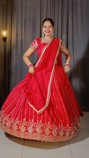 [DP360] DP360 - Designer Half saree - Customization