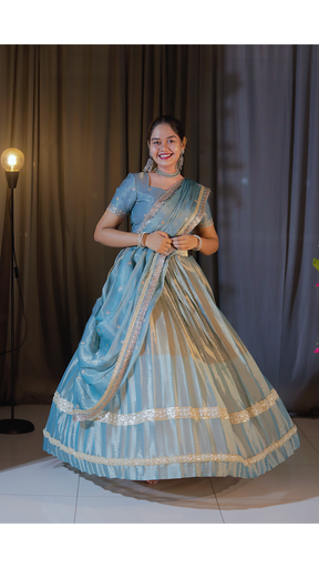 [DP356a] DP356 - Designer Half saree - Customization