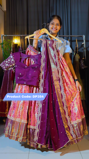 [DP354] DP354 - Premium Half Saree
