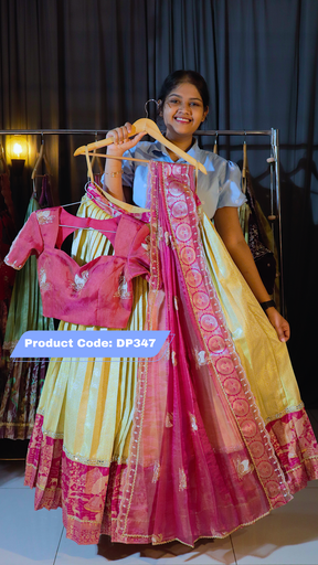 [DP347] DP347 - Premium Half Saree
