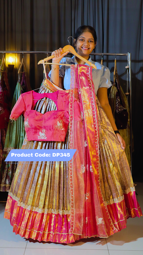 [DP345] DP345 - Premium Half Saree